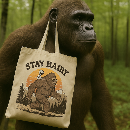 Stay Hairy Tote Bag
